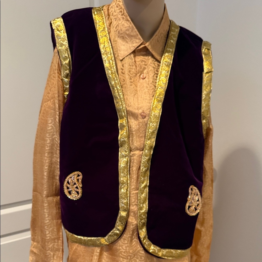 Brand New Punjabi Unisex Velvet Vest